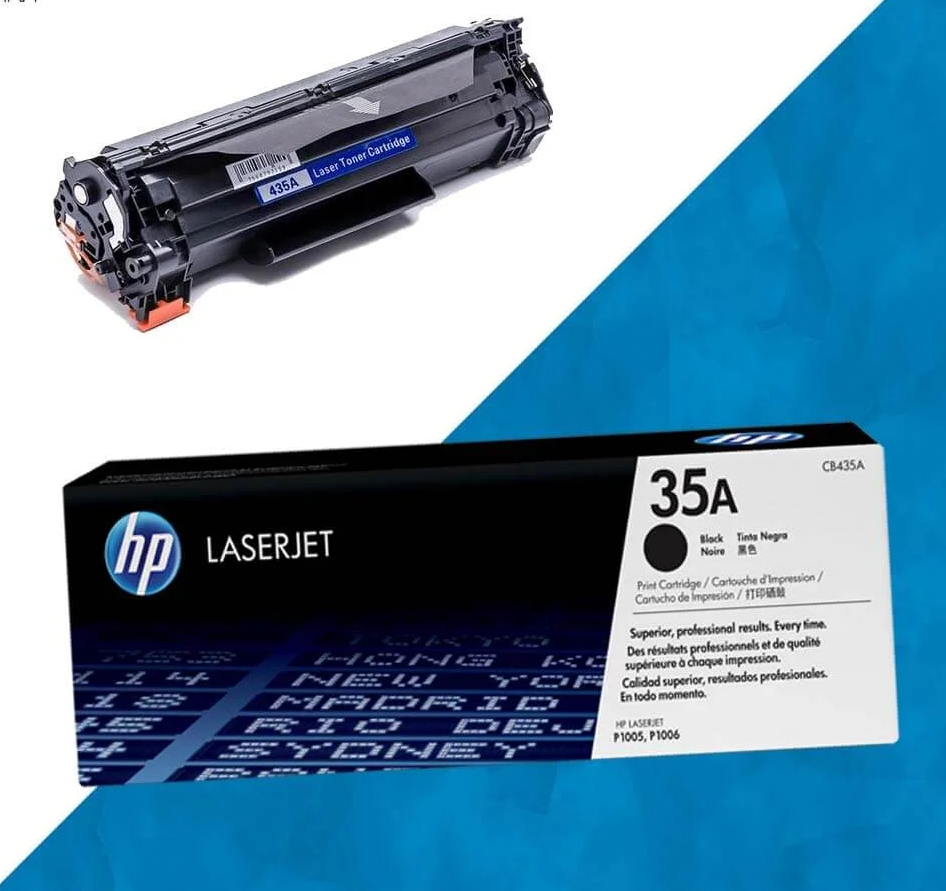 HP 35A Black LaserJet Toner Cartridge (CB435A)